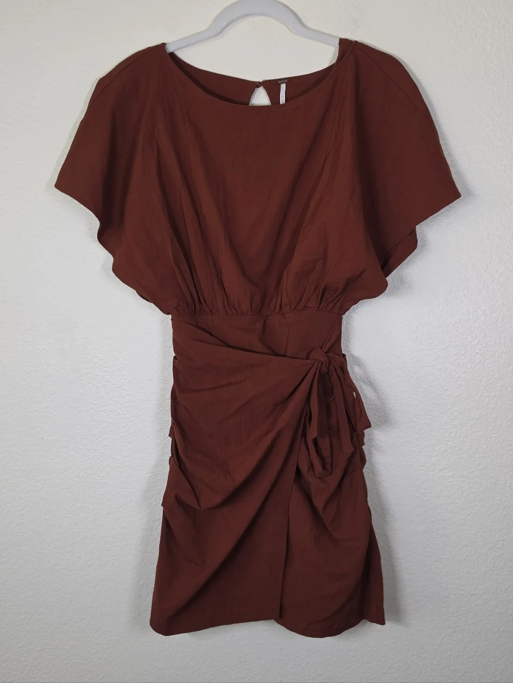 Free People Rust Rough Rider Mini Dress XS - Picture 2 of 6